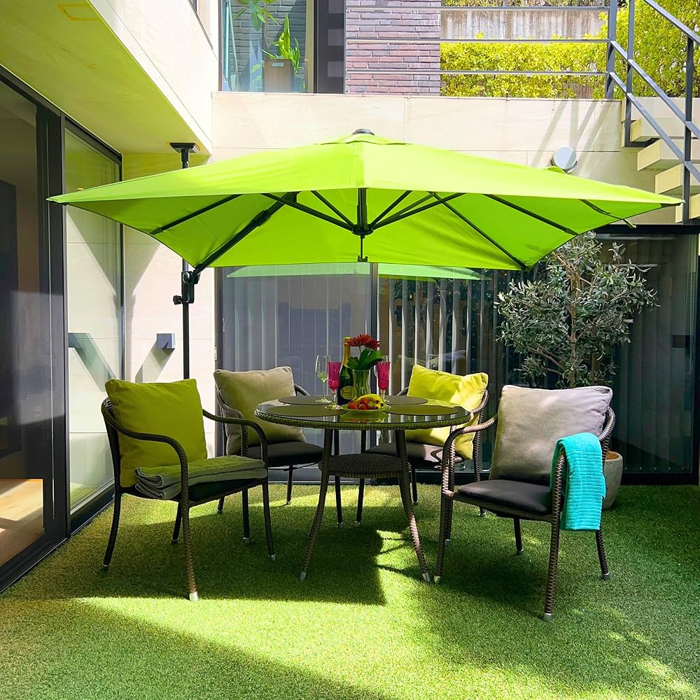 Amazon.co.jp: 【 おもり不要 】ガーデンパラソル 突っ張り 固定